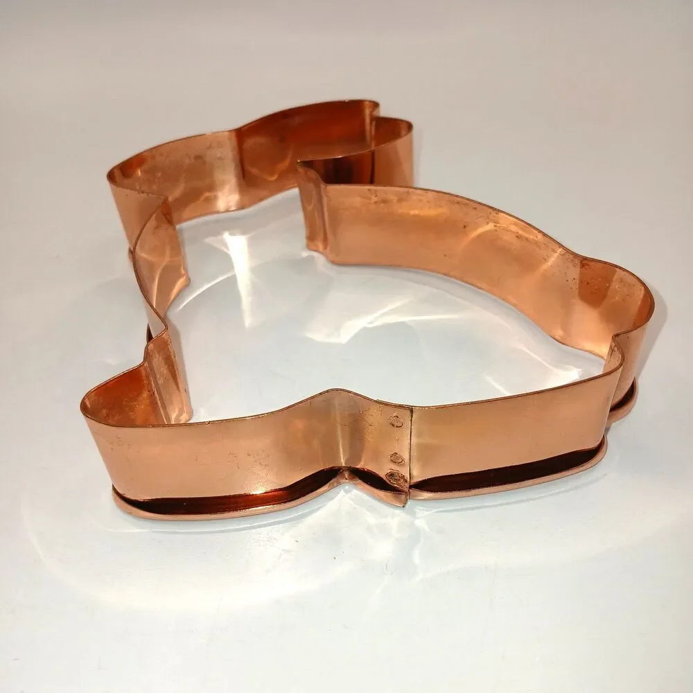 Copper Cookie Cutter Easter Bunny Rabbit 5x5
